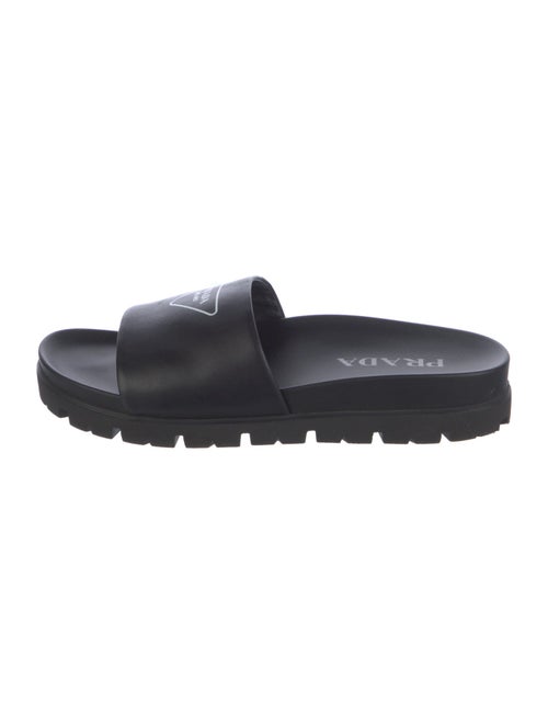 Prada Leather Slides