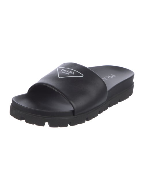Prada Leather Slides