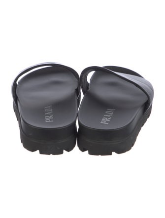 Prada Leather Slides