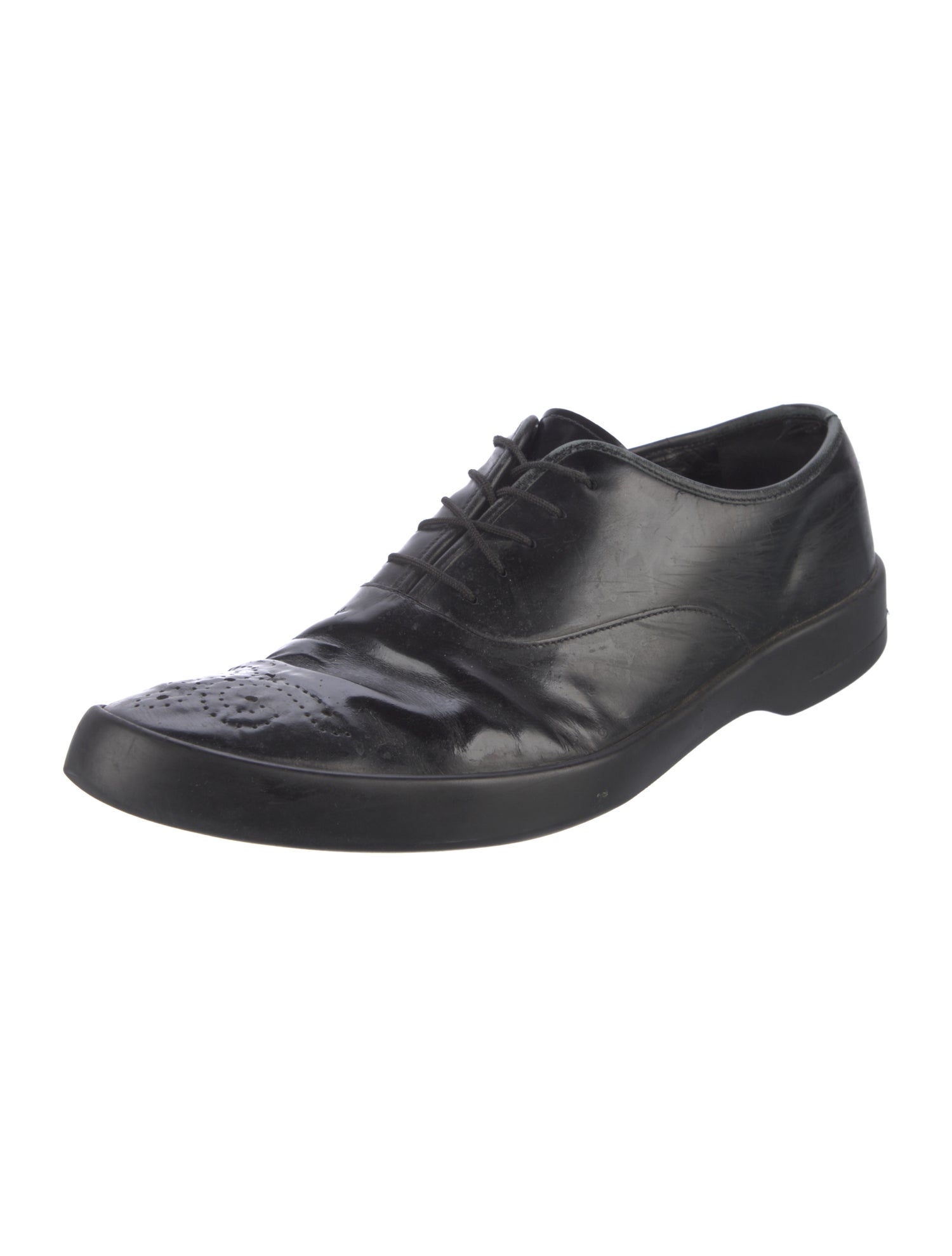 Prada Leather Oxfords