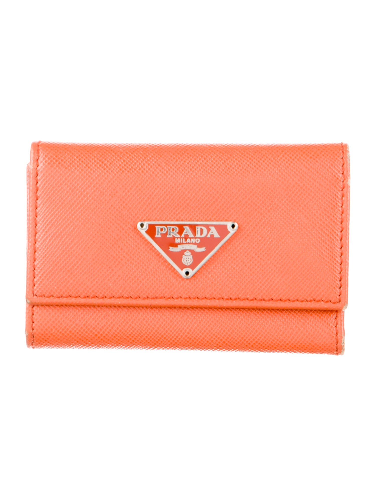 Prada Orange coin purse