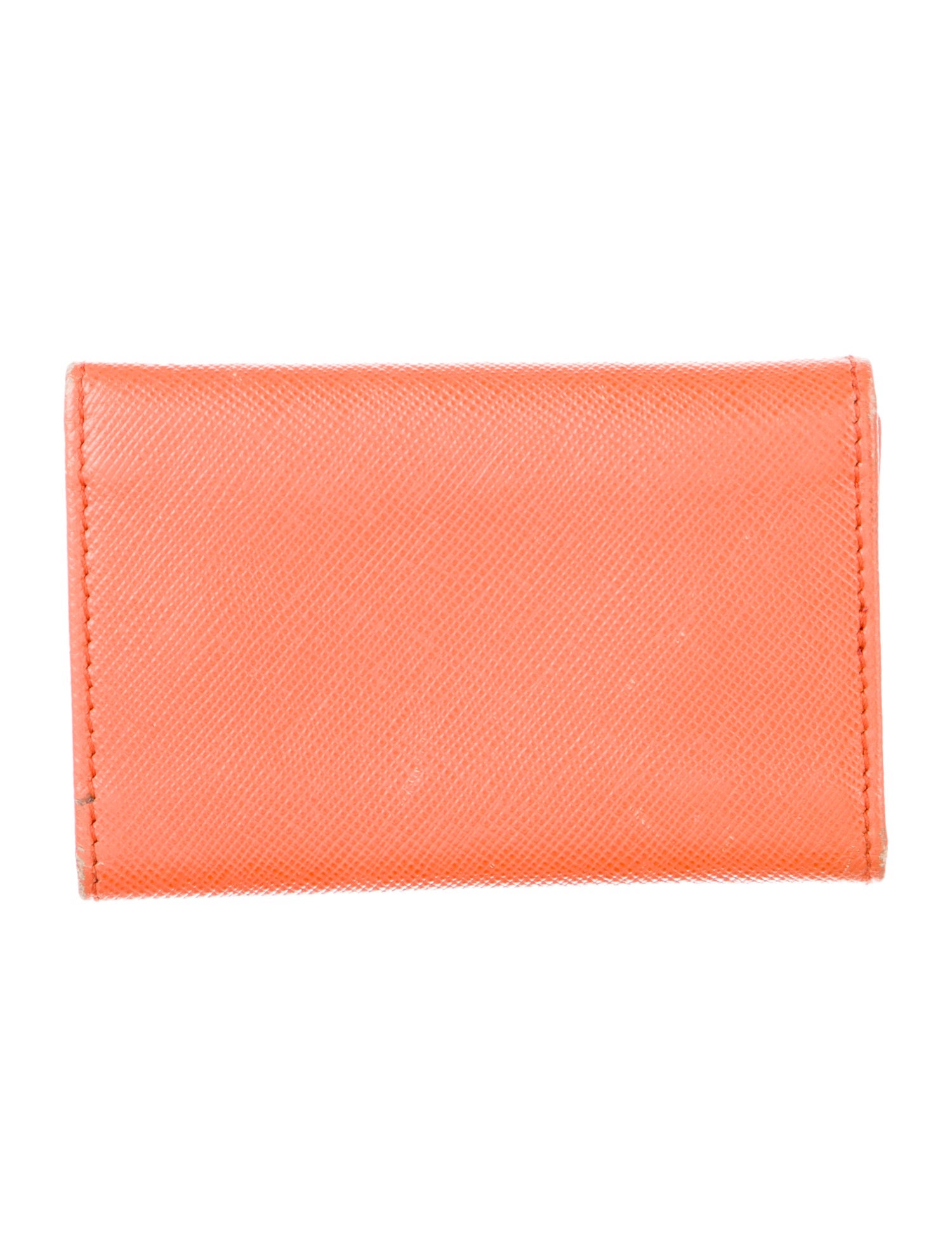 Prada Orange coin purse