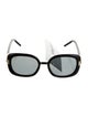 Prada Square Tinted Sunglasses