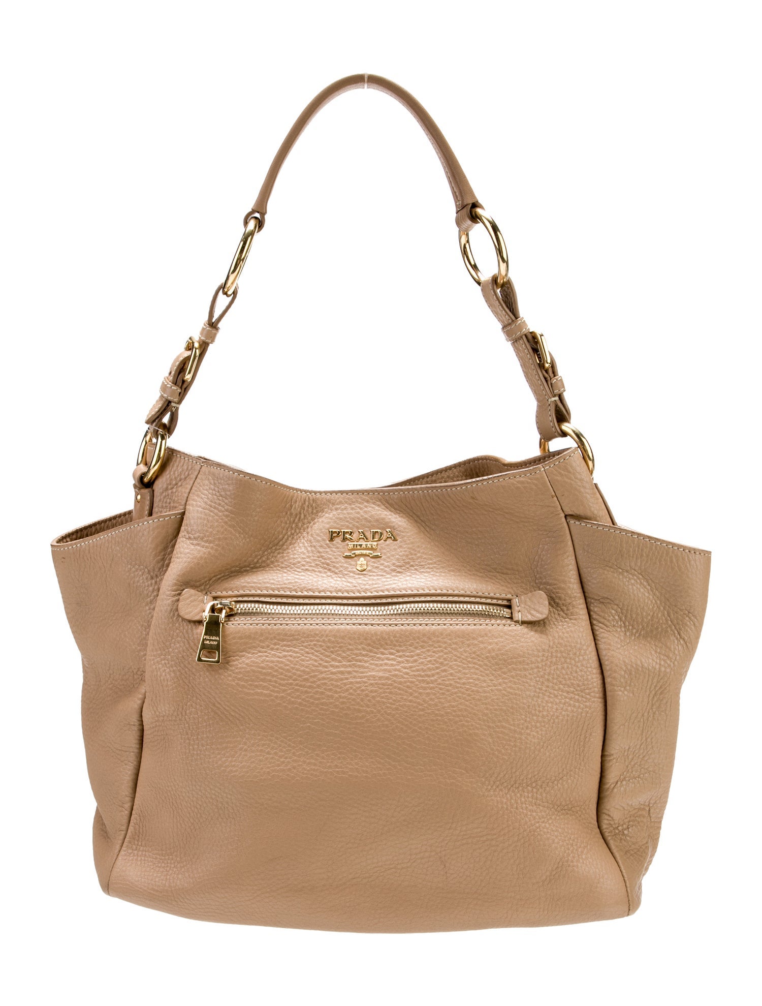 Prada Vitello Daino Leather Shoulder Bag