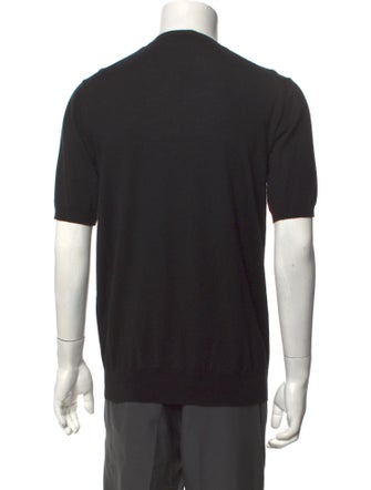 Prada Virgin Wool Crew Neck Pullover