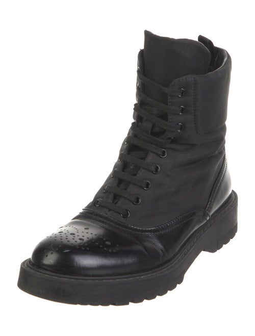 Prada Nylon Combat Boots