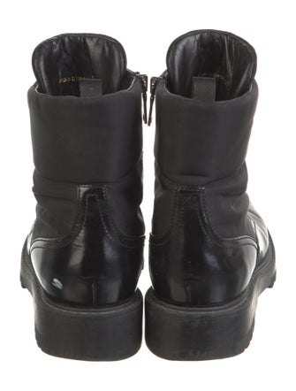 Prada Nylon Combat Boots