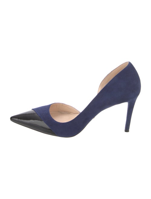 Prada Suede D'Orsay Pumps