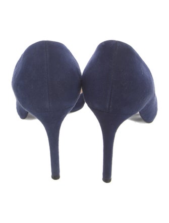 Prada Suede D'Orsay Pumps