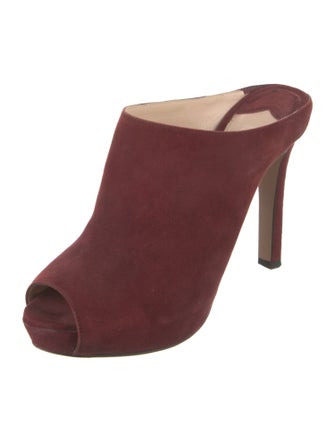 Prada Suede Mules