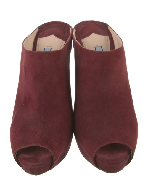Prada Suede Mules