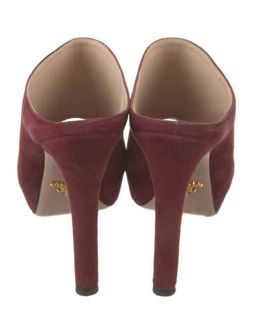 Prada Suede Mules