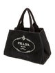 Prada Canvas Top Handle Bag
