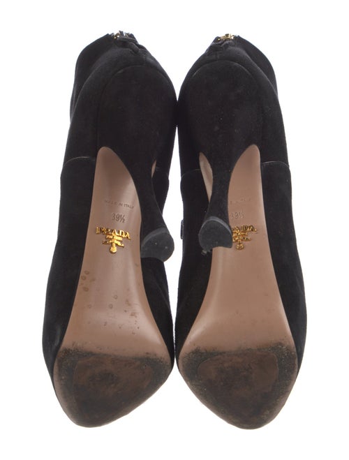 Prada Suede Lace-Up Boots