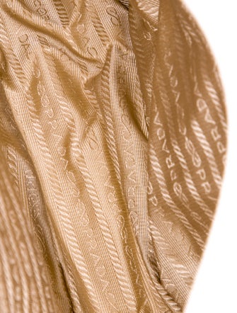 Prada Enameled Metal Triangle Crossbody Bag