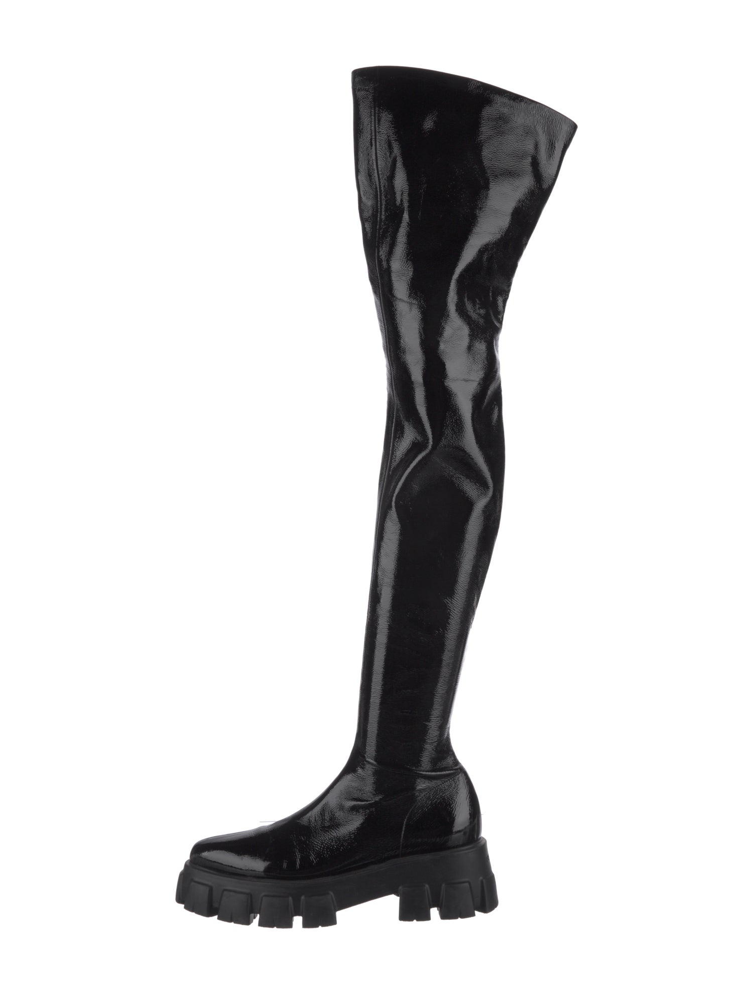 Prada Patent Leather Boots
