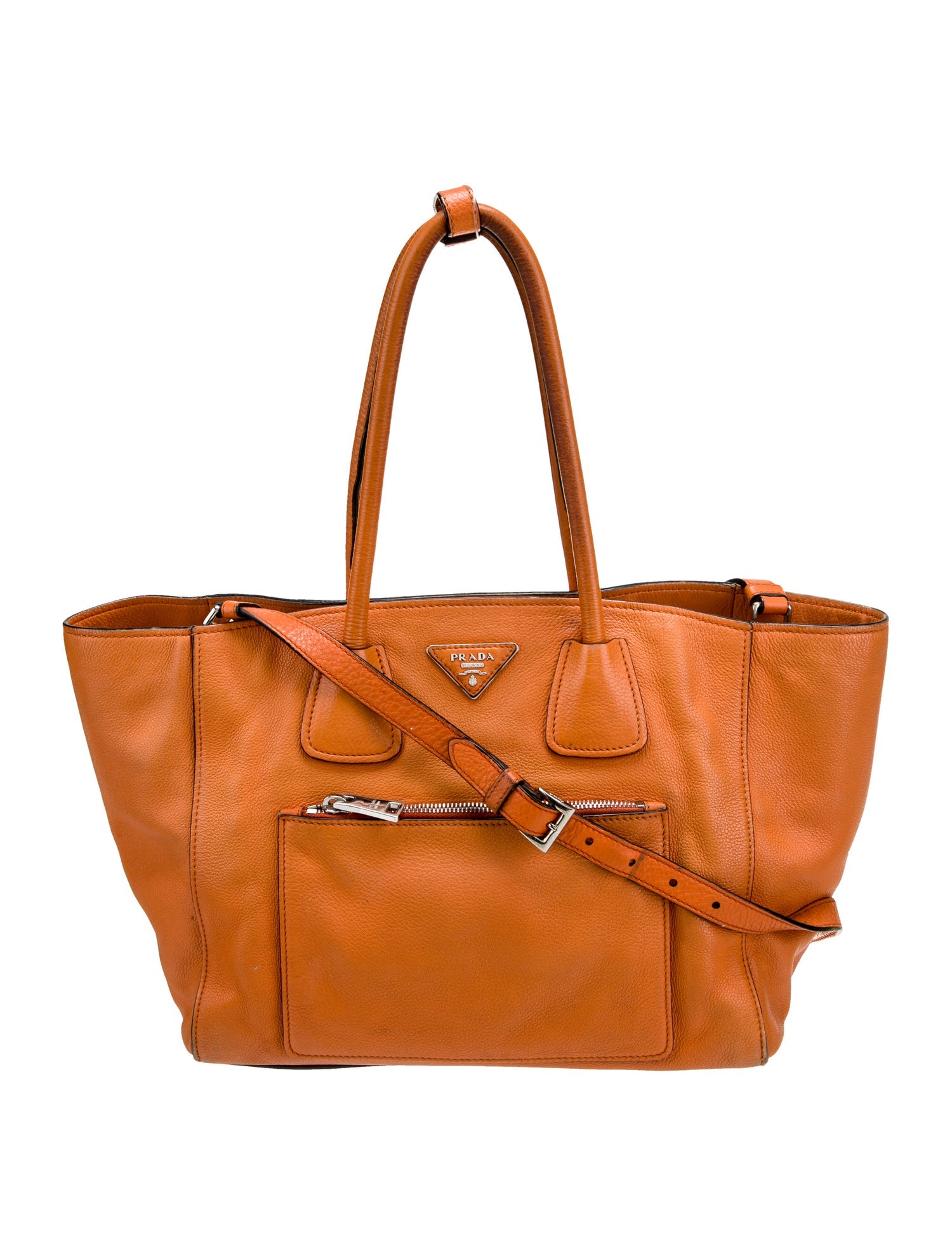 Prada Vitello Daino Leather Top Handle Bag