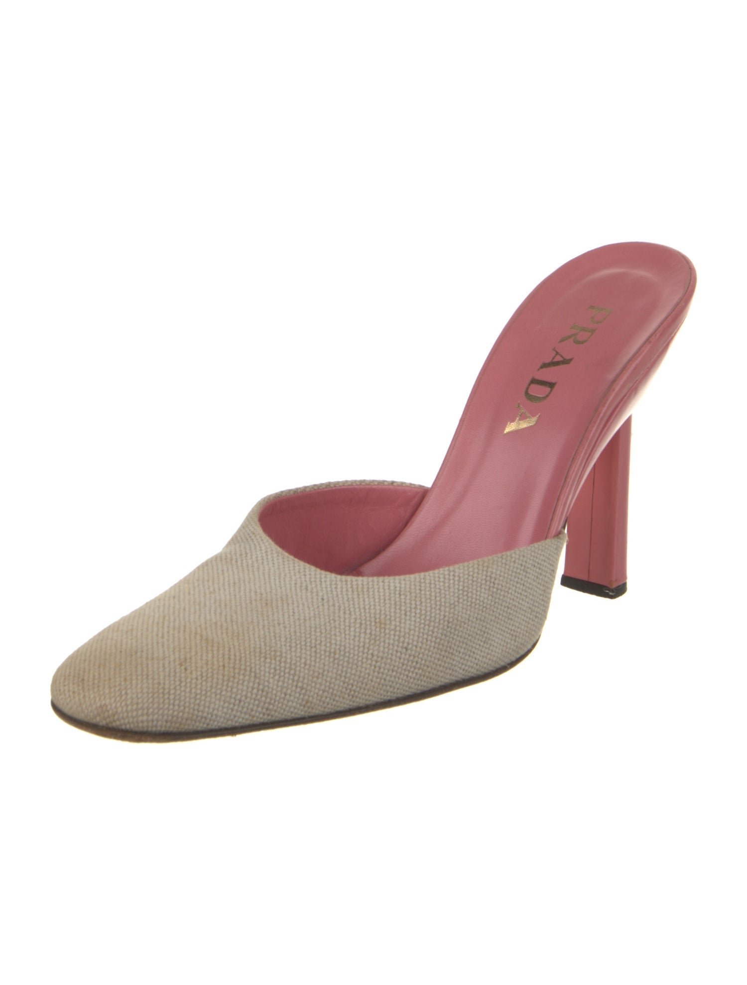 Prada Canvas Mules