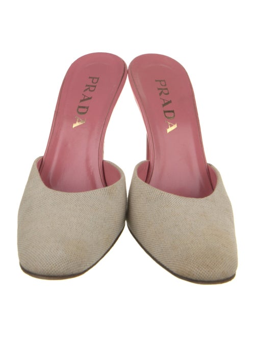 Prada Canvas Mules