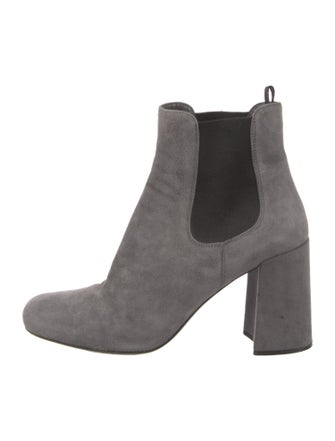 Prada Suede Chelsea Boots