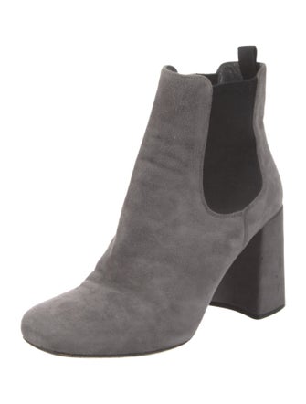 Prada Suede Chelsea Boots