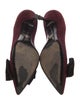 Prada Suede Bow Accents Pumps