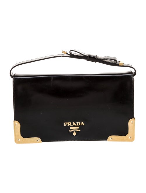 Prada Spazzolato Leather Top Handle Bag