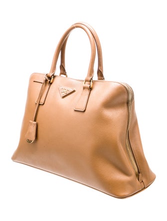 Prada Saffiano Leather Galleria Double Zip