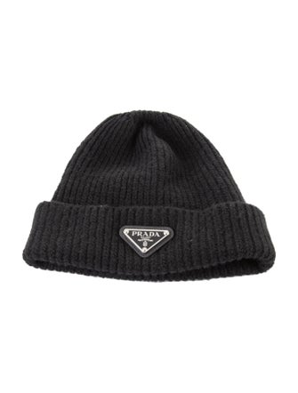 Prada knitted beanie