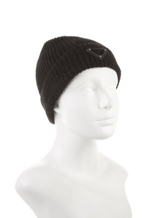 Prada knitted beanie