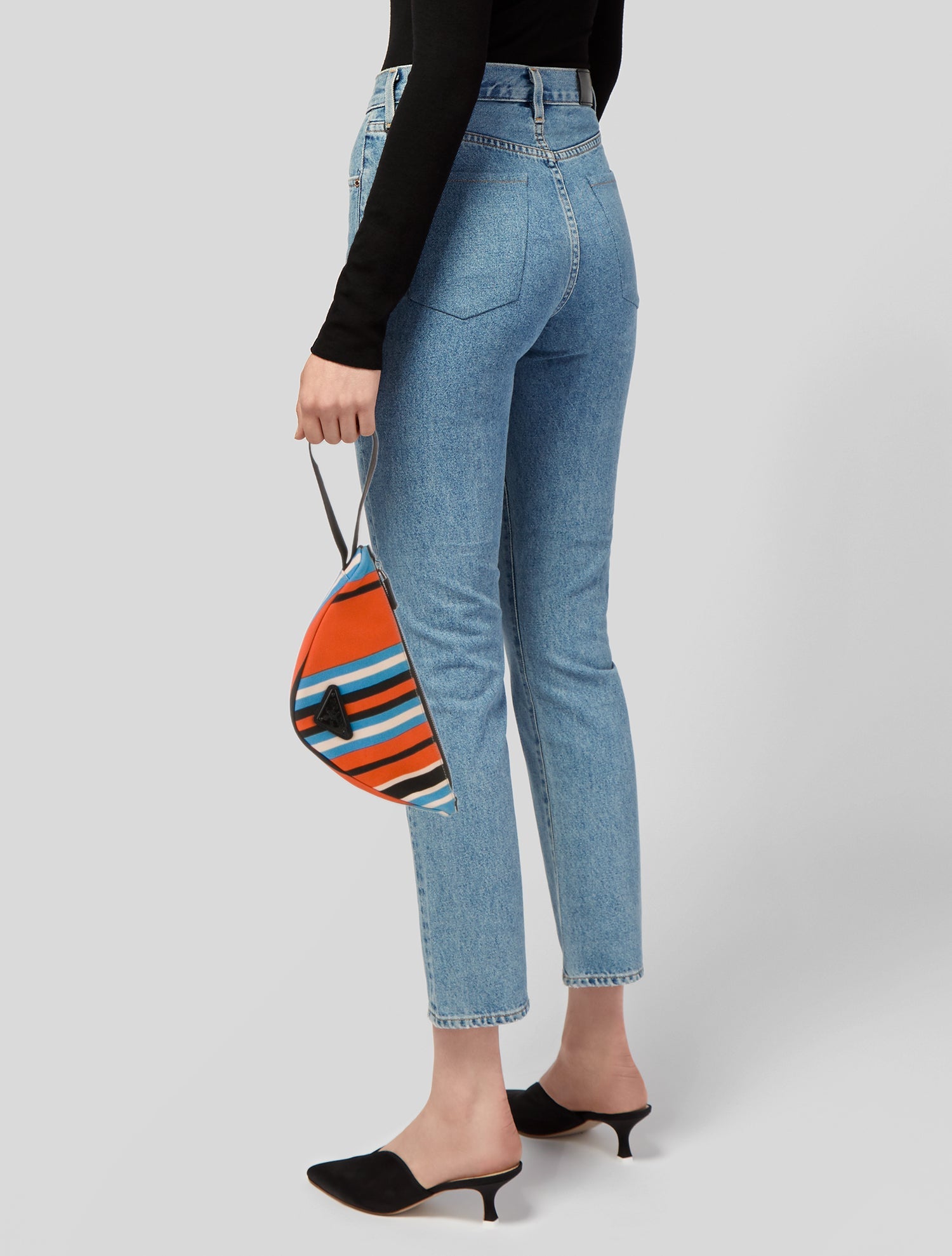 Prada Canvas Canapa Triangle