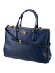 Prada Saffiano Lux Leather Galleria Double Zip Medium