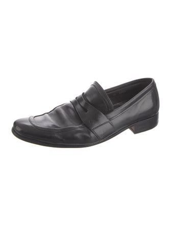 Prada Leather Dress Loafers