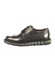 Prada Patent Leather Eyelet Trim Brogues