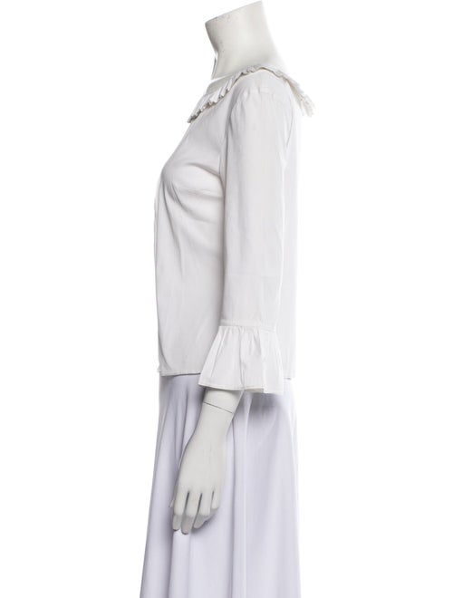 Prada 2010's Bateau Neckline Blouse