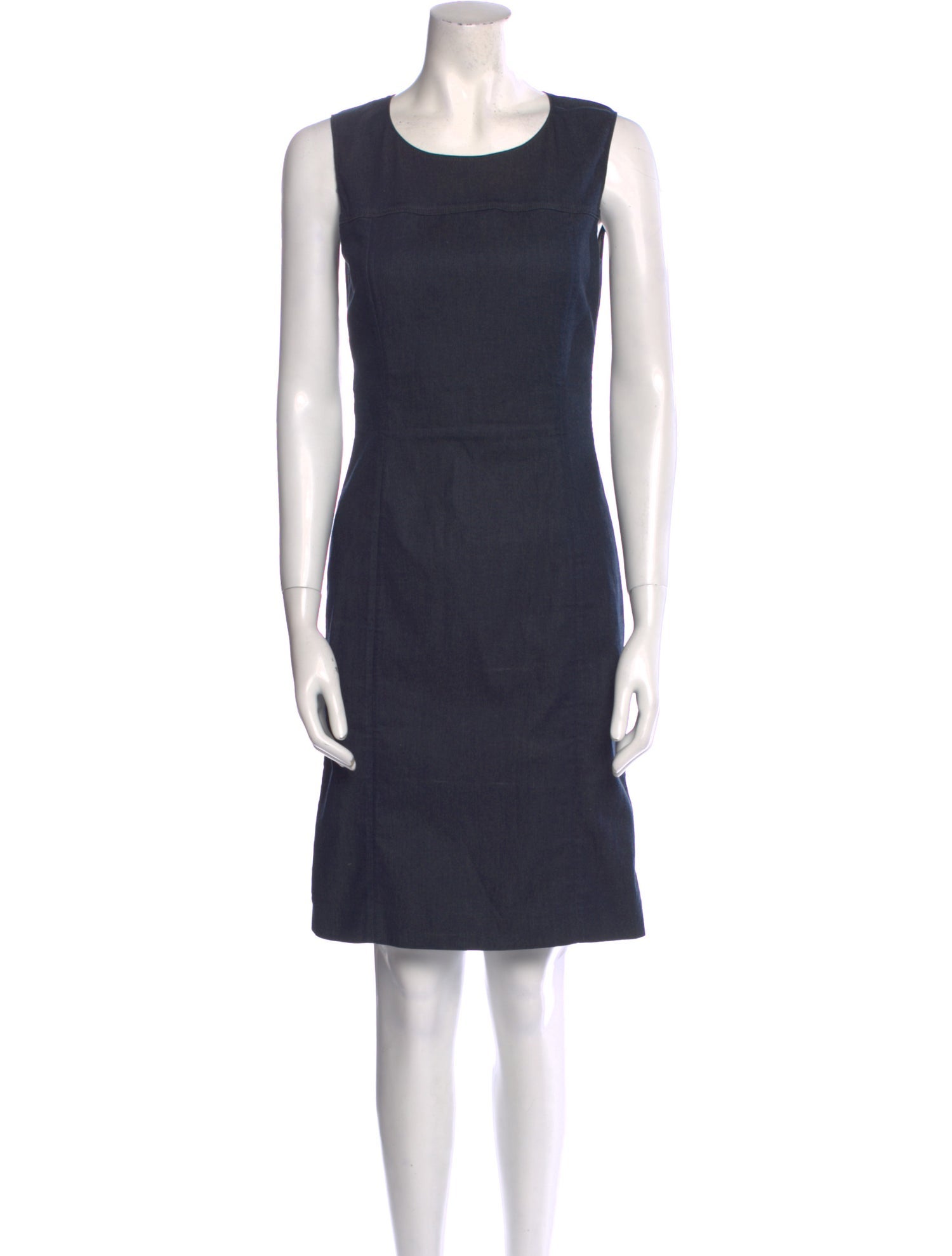 Prada Scoop Neck Knee-Length Dress