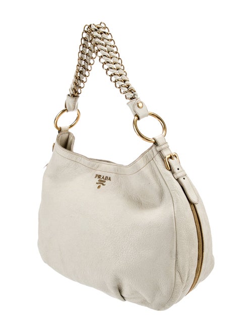 Prada Cervo Lux Leather Hobo