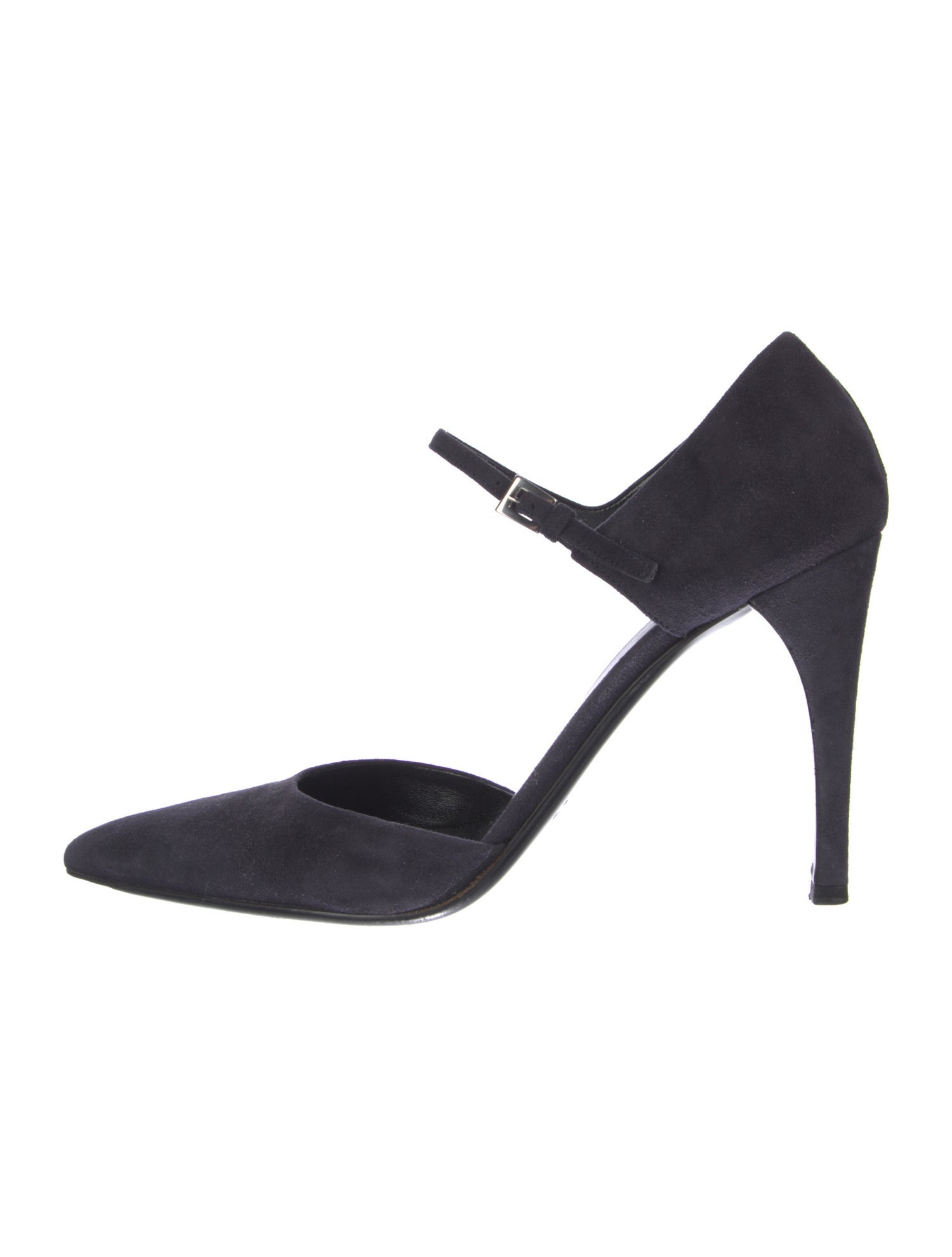 Prada Suede D'Orsay Pumps