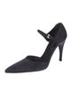 Prada Suede D'Orsay Pumps