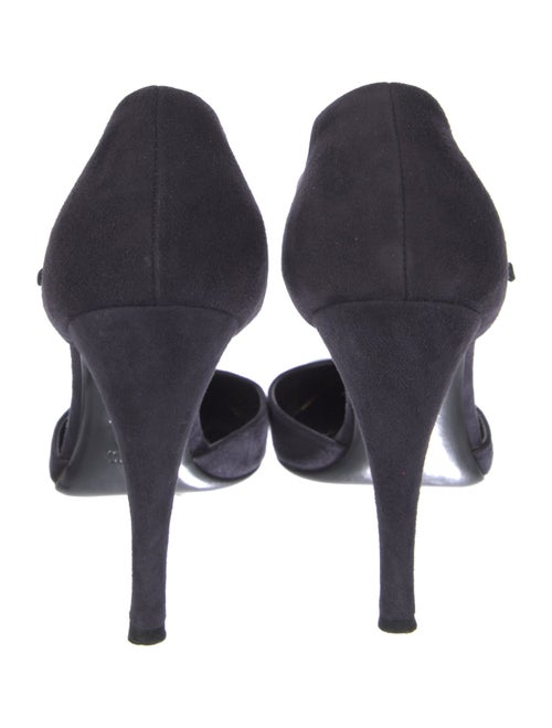Prada Suede D'Orsay Pumps