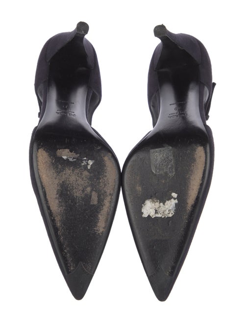 Prada Suede D'Orsay Pumps