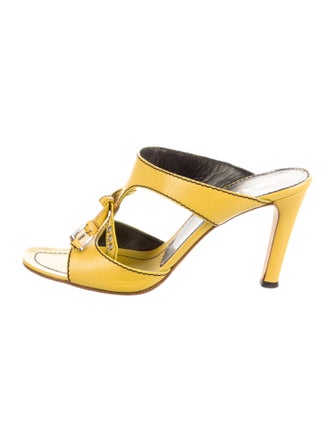 Prada Leather Slides