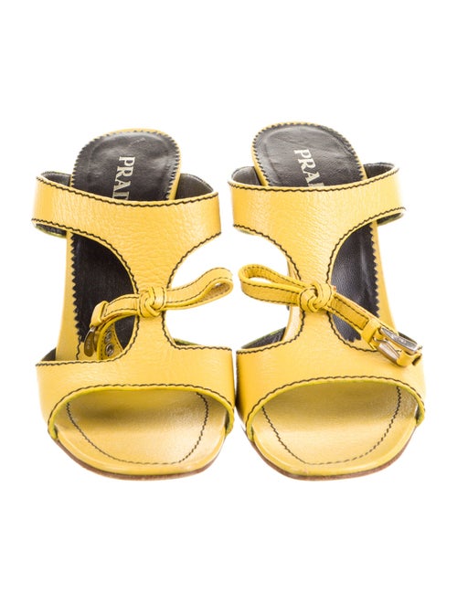 Prada Leather Slides