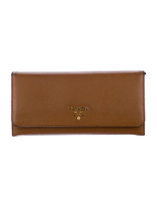 Prada Saffiano Metal Leather Wallet
