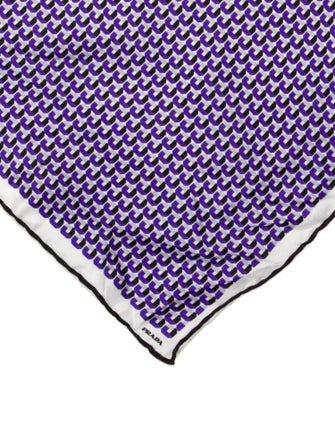 Prada Silk Printed Bandana