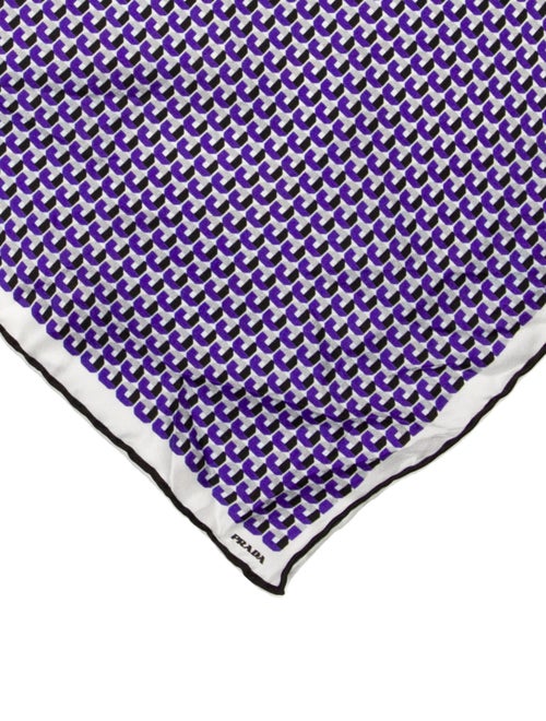 Prada Silk Printed Bandana