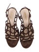 Prada Suede Slingback Sandals