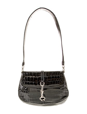 Prada Enameled Metal Triangle Skipper