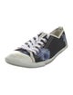 Prada Leather Whipstitch Trim Sneakers