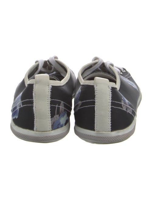 Prada Leather Whipstitch Trim Sneakers